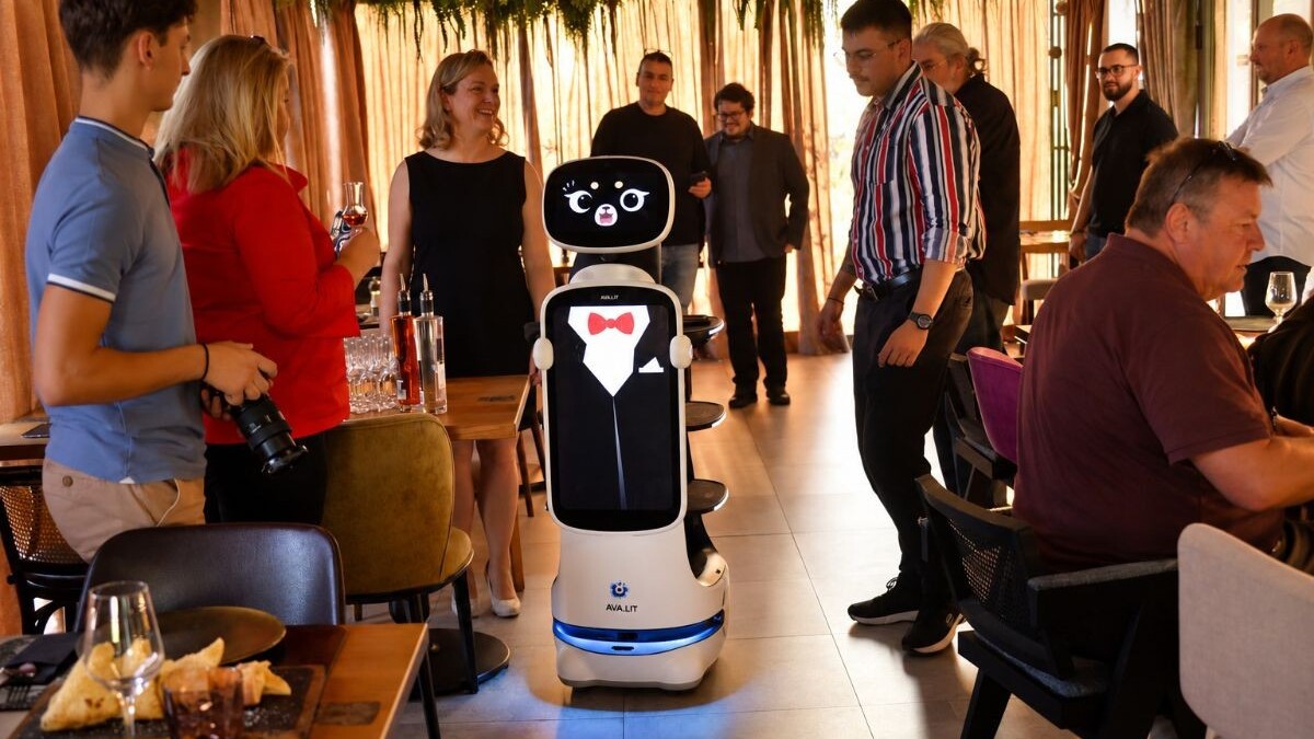 Vino uz pizzu! Konobar robot na pustolovini okusa u pizzeriji Mrs. Fogg u Zapruđu