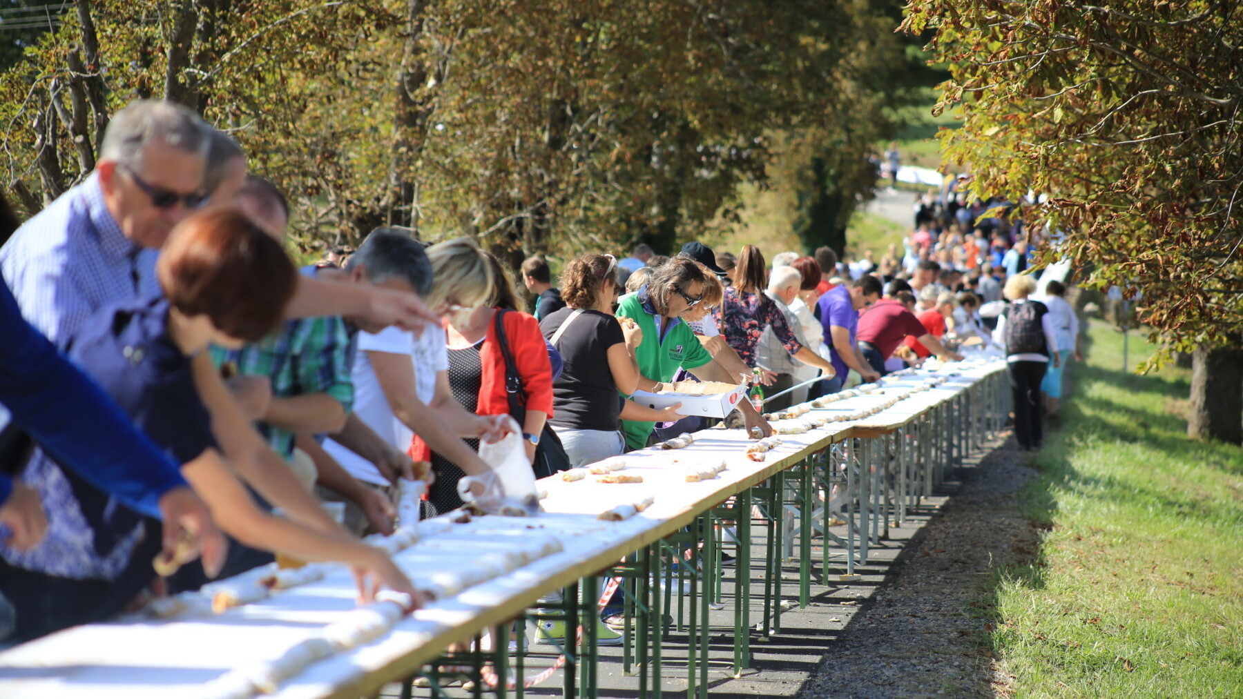 ŠtrudlaFest is in Jaškovo, near Ozalj this weekend! Strudel longer then three kilometer last year broke record from 2015